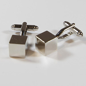 Gemelli Cufflinks Cubo 100% Ottone